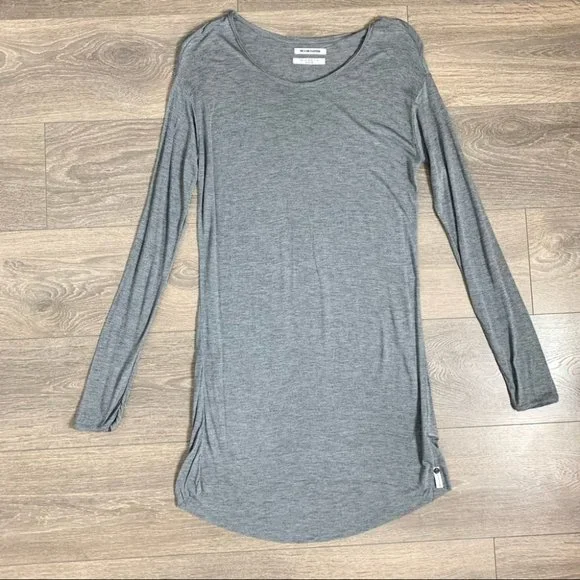 One Teaspoon Soho Wool Blend Long Sleeves Dress Grey Marle Size XXS - Picture 6 of 10